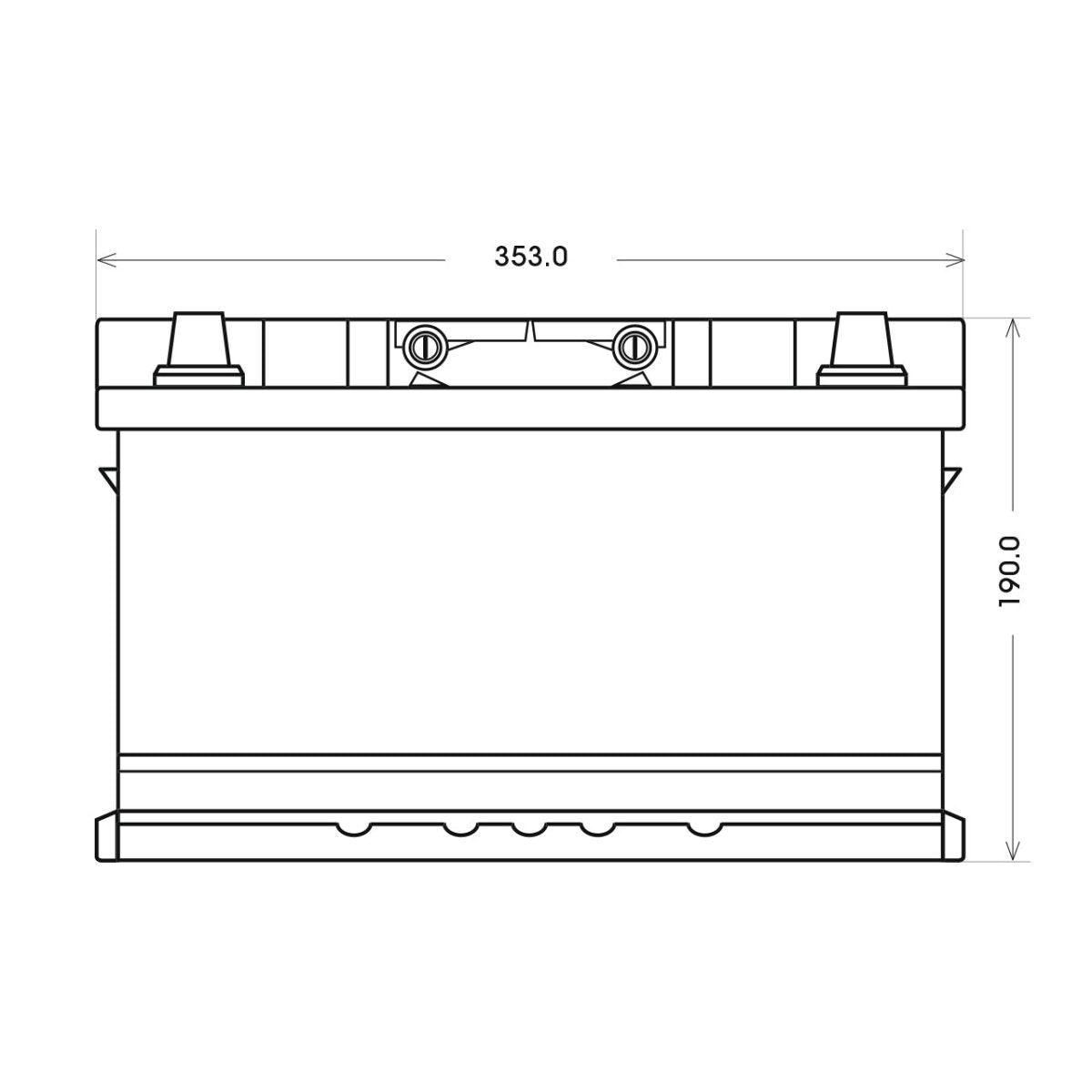 Adler Sunrise EFB 12V 120Ah C100 Versorgerbatterie