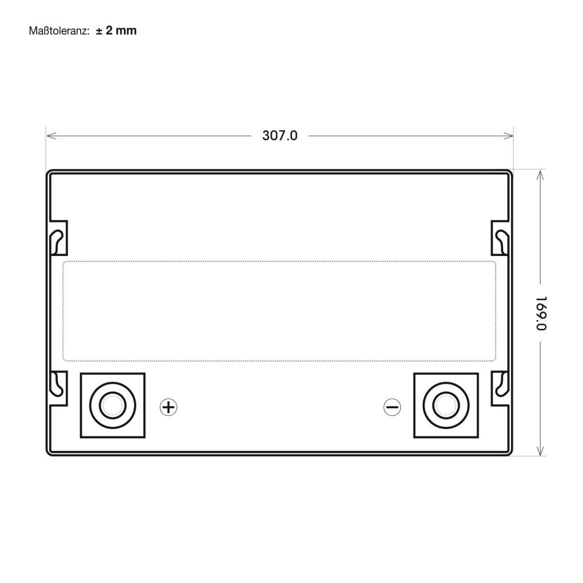 BIG E-Power AGM 12V 100Ah Versorgerbatterie