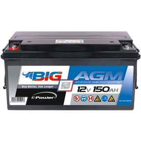 BIG E-Power AGM 12V 150Ah Versorgerbatterie