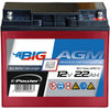 BIG E-Power AGM 12V 22Ah Versorgerbatterie