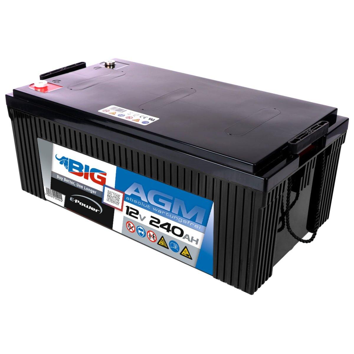 BIG E-Power AGM 12V 240Ah Versorgerbatterie