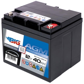 BIG E-Power AGM 12V 40Ah Versorgerbatterie