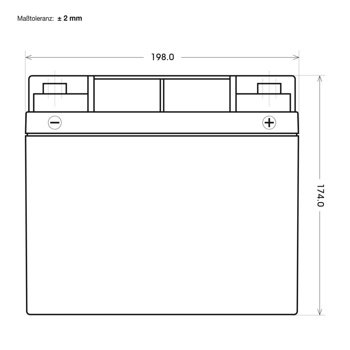 BIG E-Power AGM 12V 40Ah Versorgerbatterie