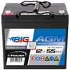 BIG E-Power AGM 12V 55Ah Versorgerbatterie