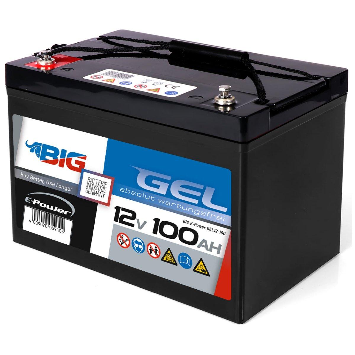 BIG E-Power GEL 12V 100Ah Versorgerbatterie