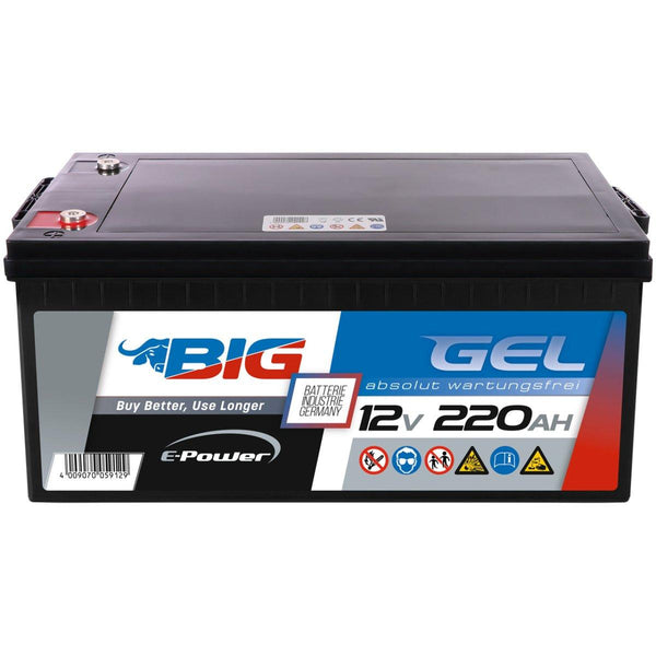 BIG E-Power GEL 12V 220Ah Versorgerbatterie