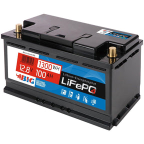 BIG Professional Lithium LiFePO4 12V 100Ah Versorgerbatterie