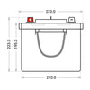 BIG Professional Solar DC 12V 200Ah C100 Versorgerbatterie