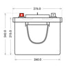 BIG Professional Solar DC 12V 280Ah C100 Versorgerbatterie