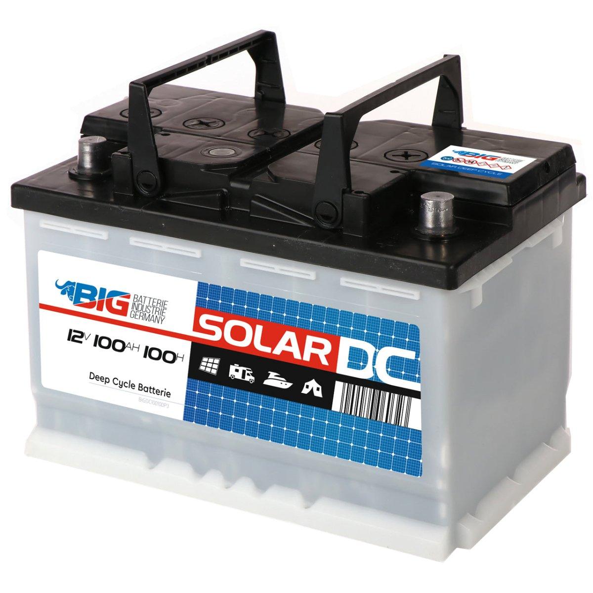 BIG Professional Solar DC 95602 12V 100Ah C100 Versorgerbatterie