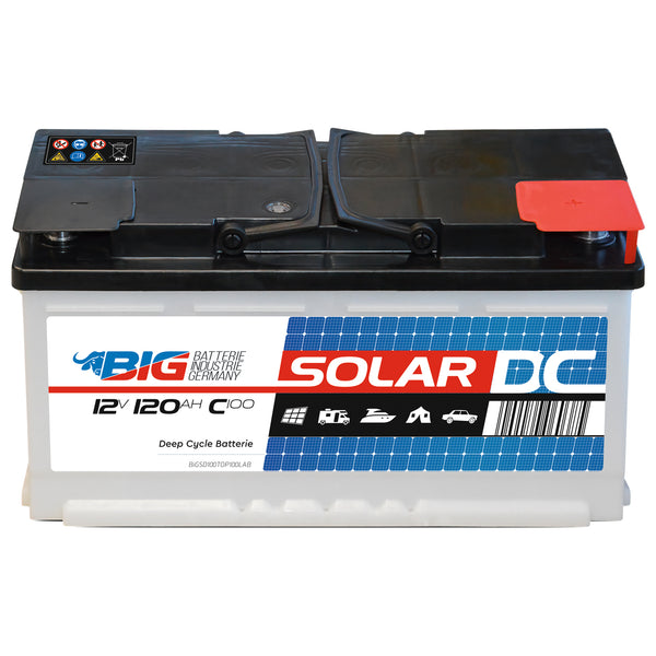 BIG Professional Solar DC 95752 12V 120Ah C100 Versorgerbatterie