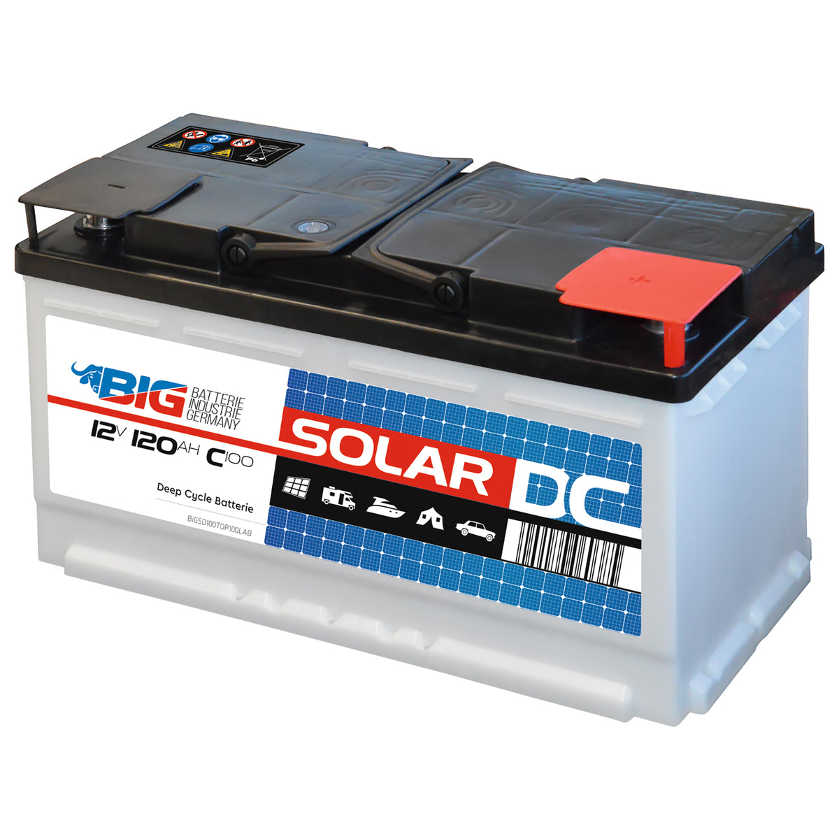 BSA Solarbatterie 100ah 12v Caravan Wohnmobil Wohnwagen Boot Schiff Batterie  online kaufen