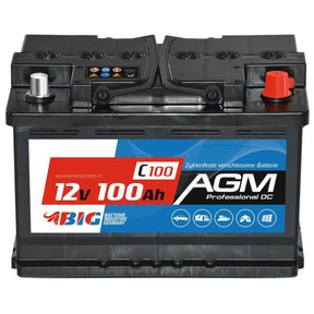 BIG Professional AGM 12V 100Ah C100 Versorgerbatterie