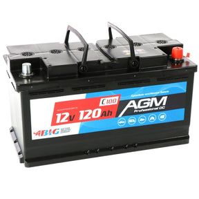 BIG Professional AGM 12V 120Ah C100 Versorgerbatterie