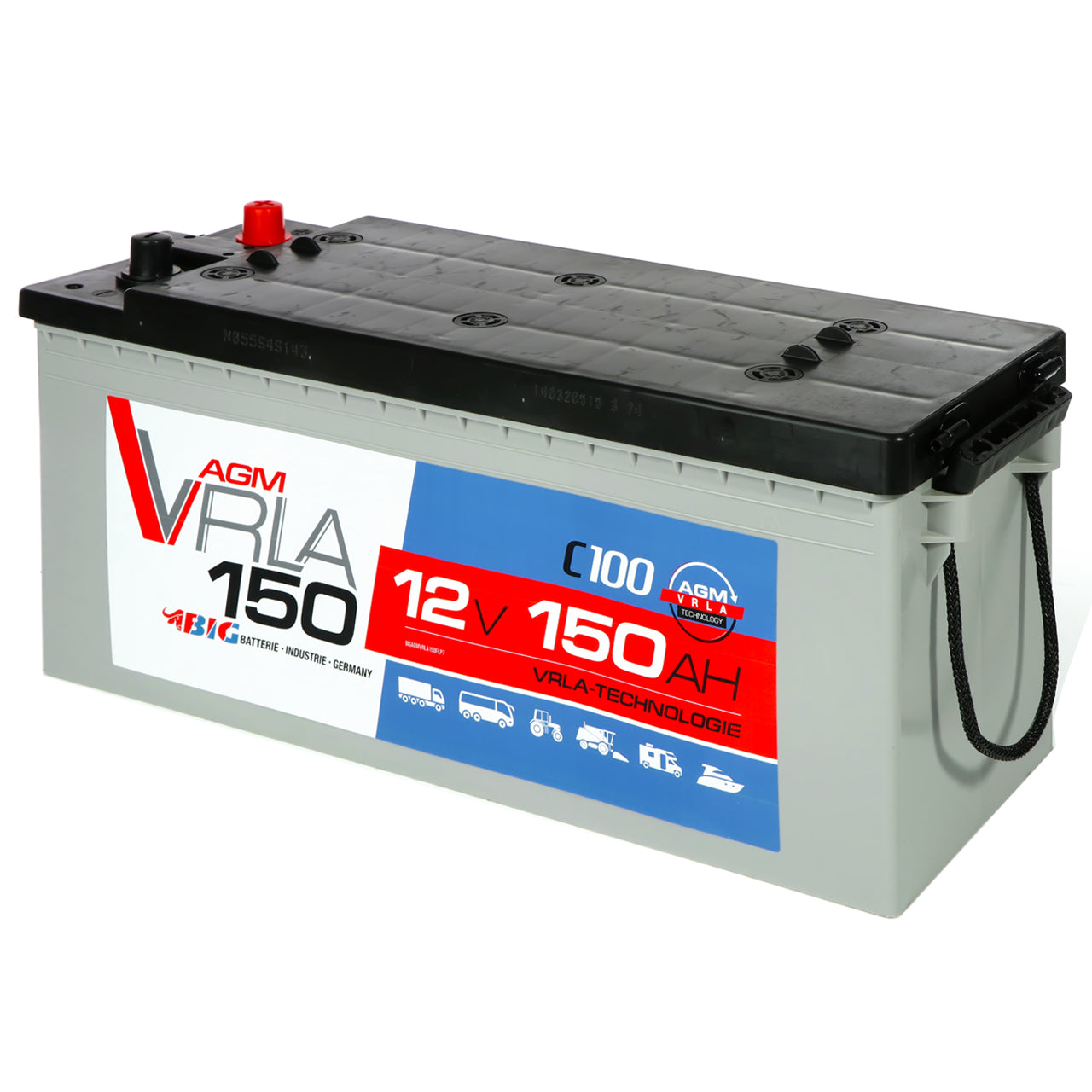 Batería solar AGM 150Ah / 12 v PlusEnergy TP12-150