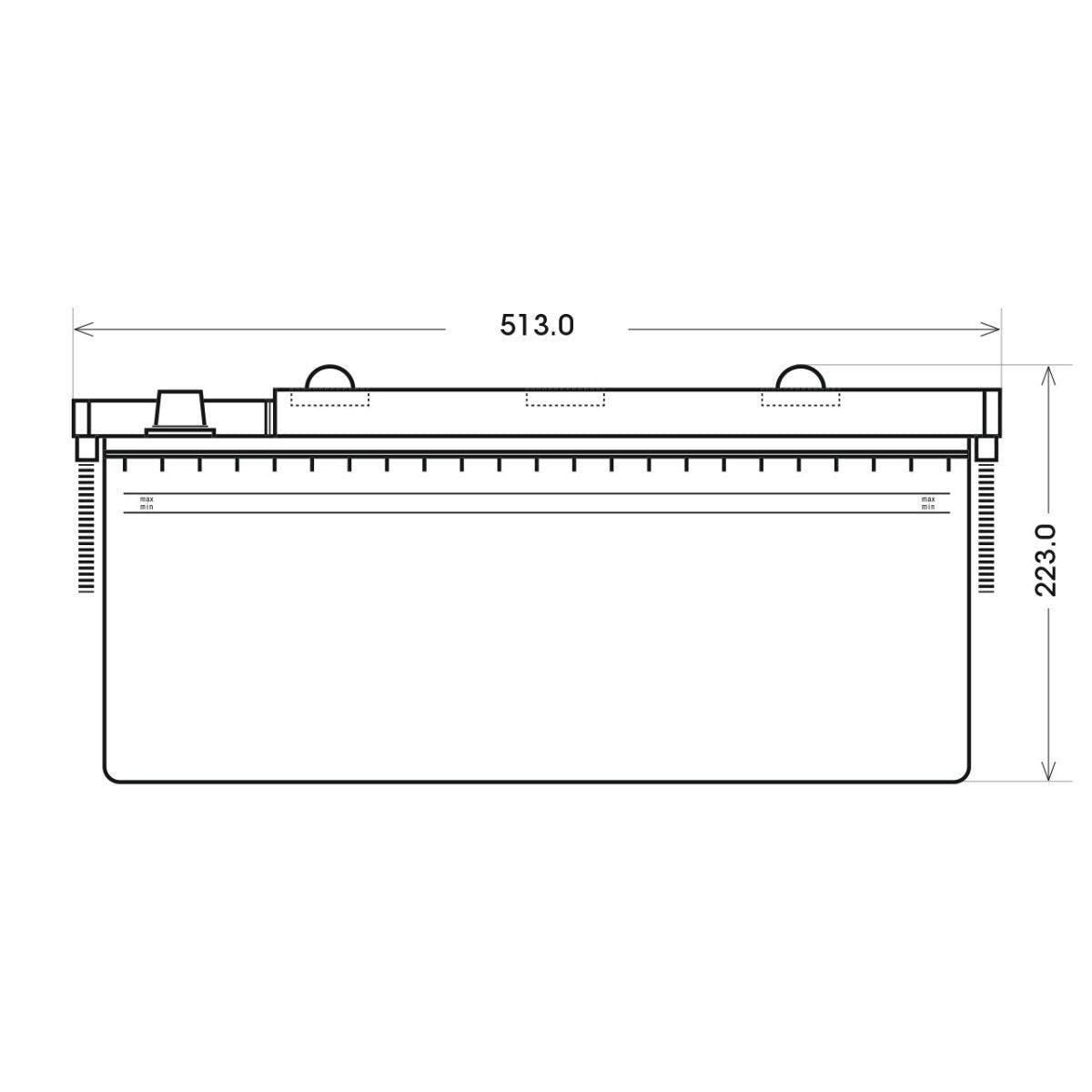 BIG Professional AGM 12V 200Ah C100 Versorgerbatterie