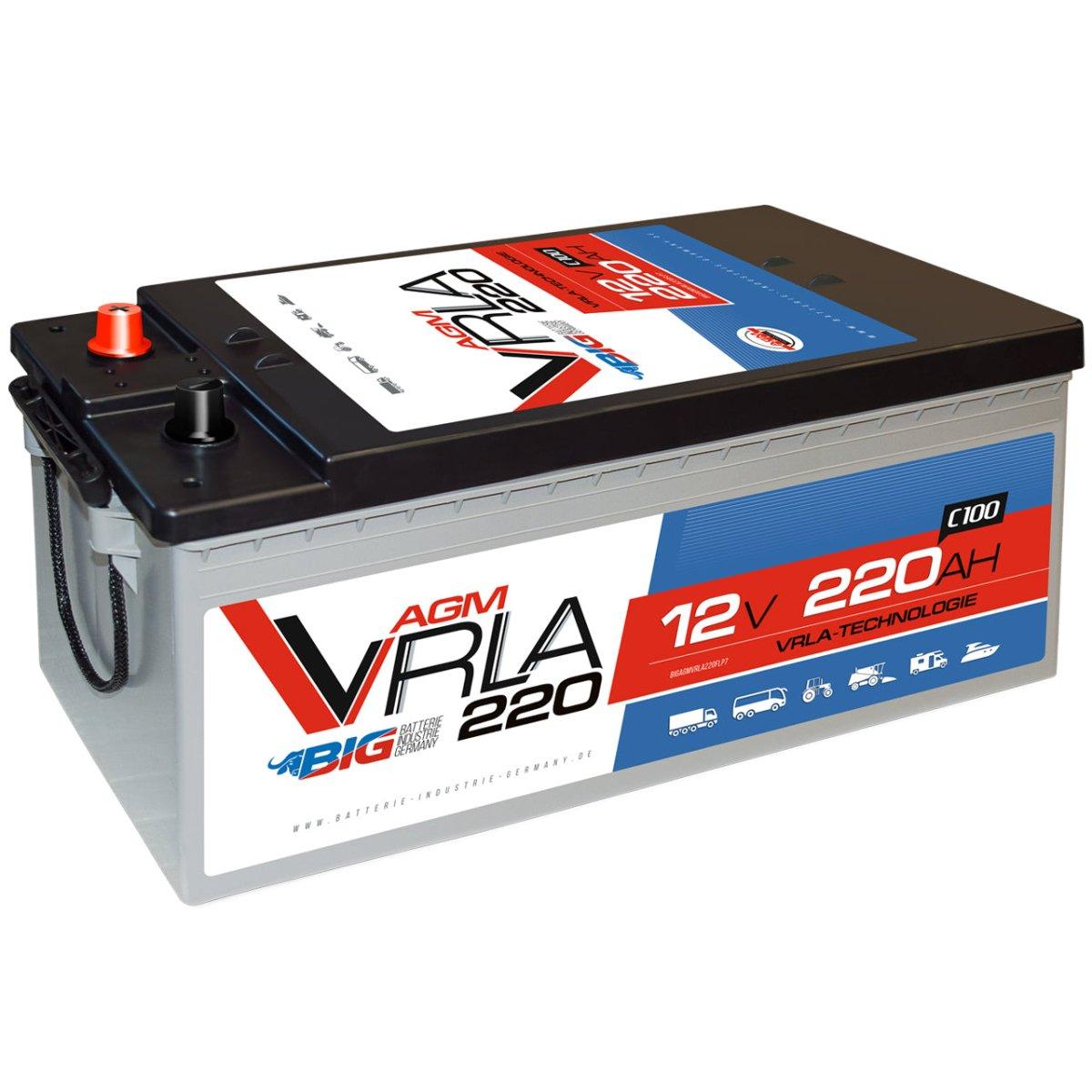 BIG Professional AGM 12V 220Ah C100 Versorgerbatterie