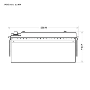 BIG Professional AGM 12V 220Ah C100 Versorgerbatterie