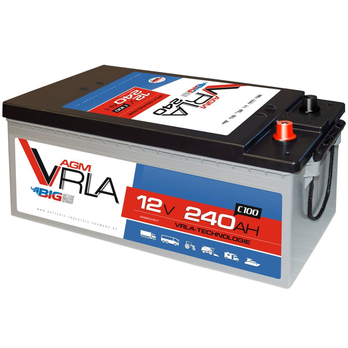 BIG Professional AGM 12V 240Ah C100 Versorgerbatterie