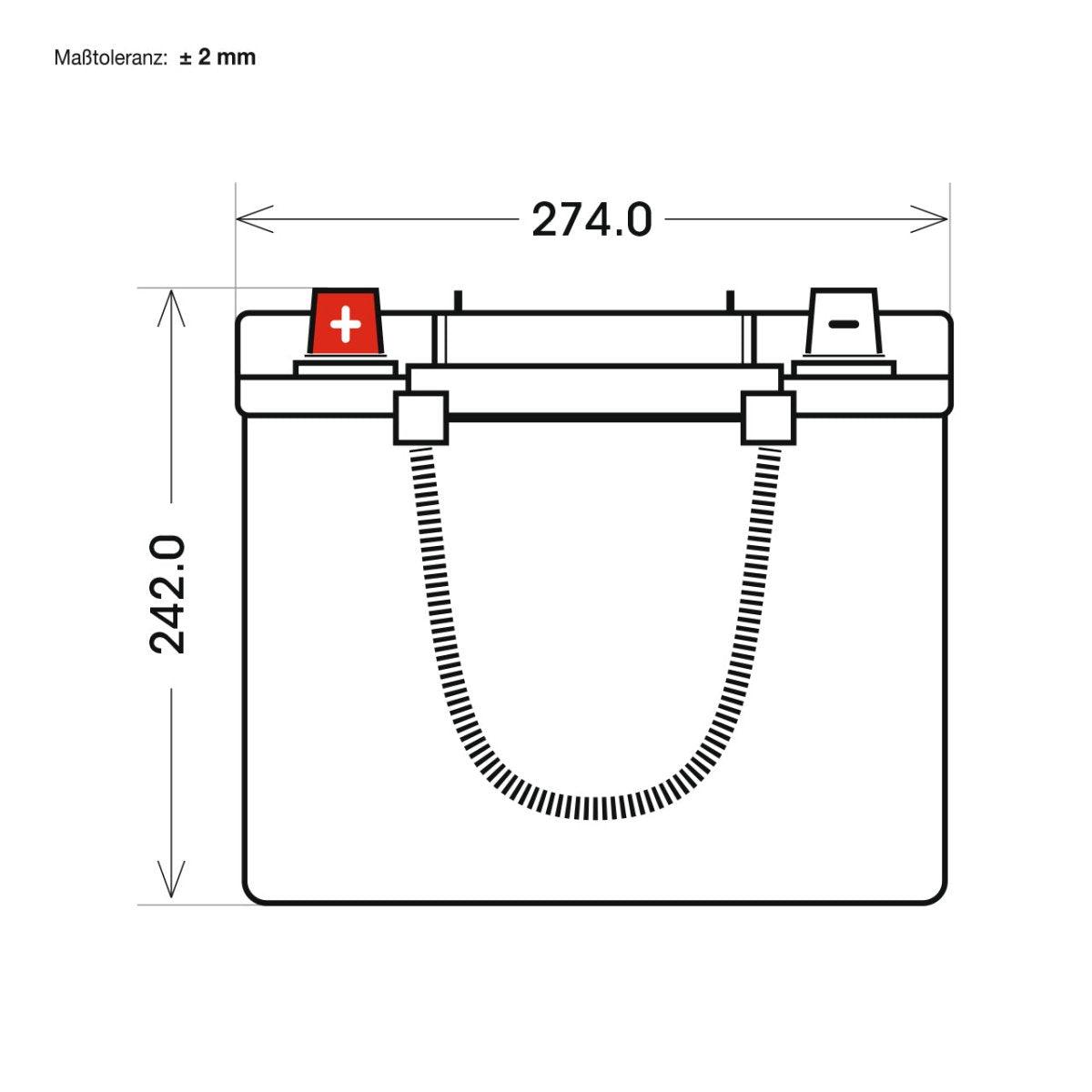 BIG Professional AGM 12V 240Ah C100 Versorgerbatterie