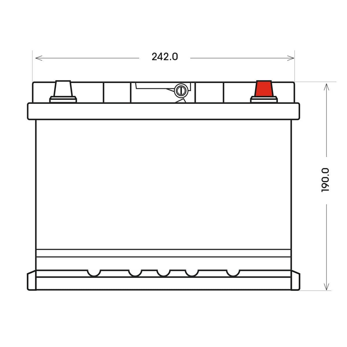 BIG Professional AGM 12V 80Ah C100 Versorgerbatterie