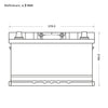 BIG Professional Solar DC EFB 12V 100Ah C100 Versorgerbatterie