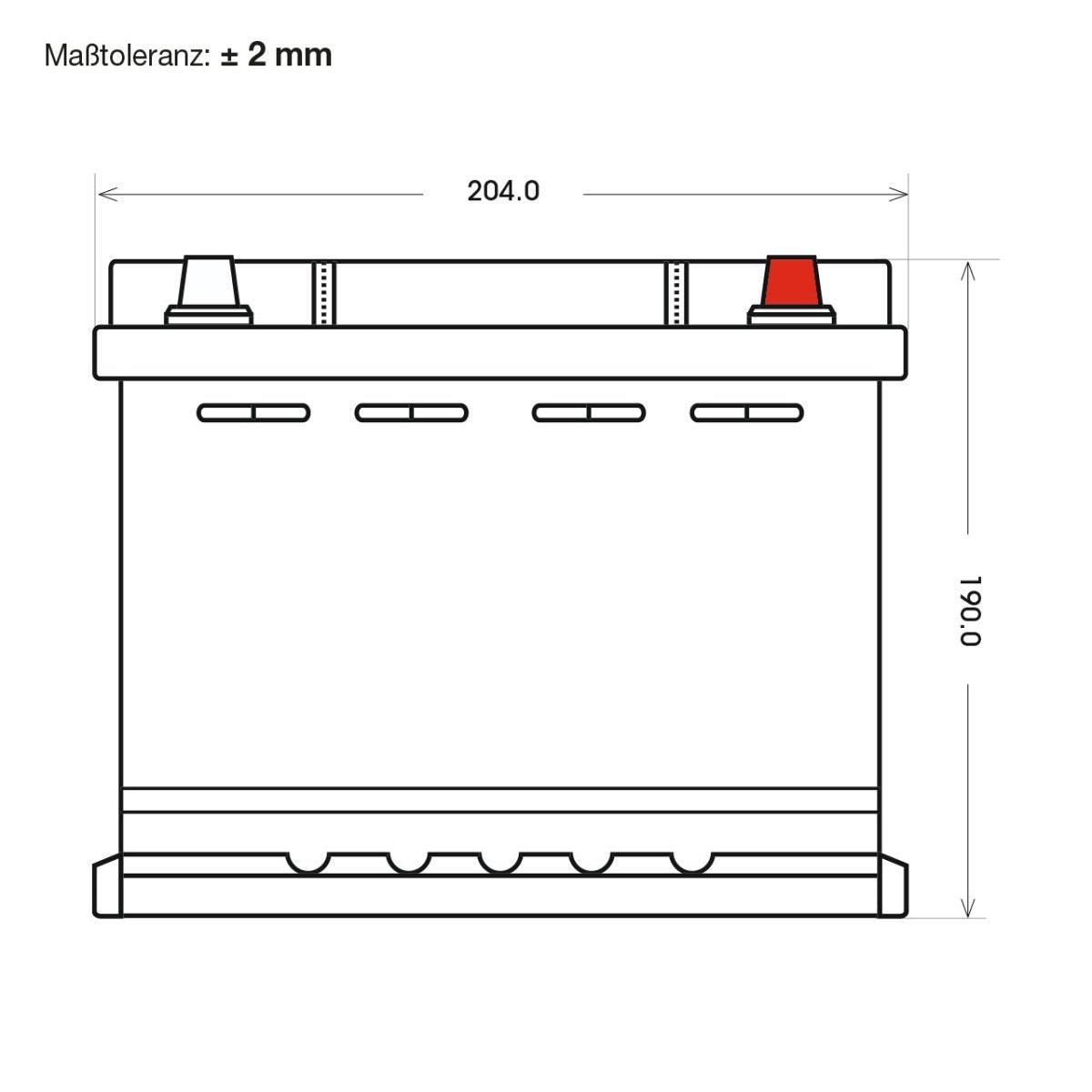 BIG Professional Solar DC EFB 12V 70Ah C100 Versorgerbatterie