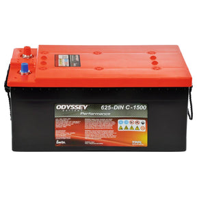 Odyssey 625-DIN C-1500 AGM 12 V 220Ah 1500A/EN Versorgerbatterie