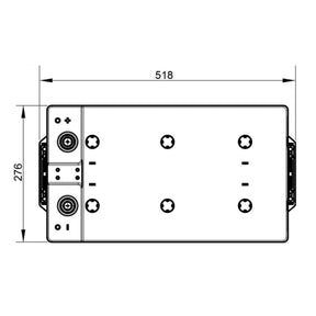 Odyssey 625-DIN C-1500 AGM 12 V 220Ah 1500A/EN Versorgerbatterie