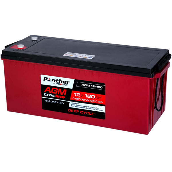 Panther tracline AGM 12V 180Ah Traktionsbatterie