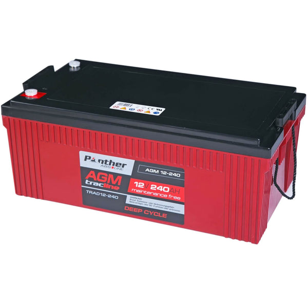 Panther tracline AGM 12V 240Ah Traktionsbatterie