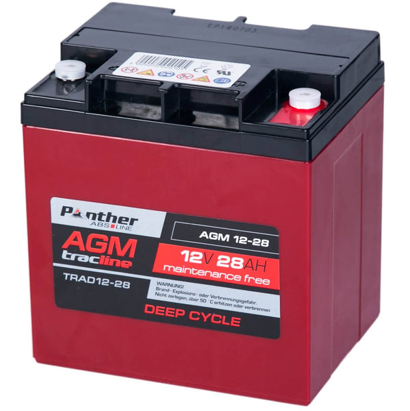 Panther tracline AGM 12V 28Ah Traktionsbatterie